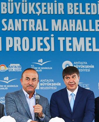 Türkiye’nin en büyük kentsel dönüşüm projesi Sur Yapı Antalya’nın resmi temel atma töreni yapıldı