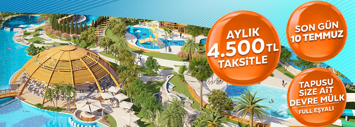 Yaz Sezonuna Özel Sur Yapı Bünyesinde Vade Farksız 4.500 TL Taksitle Devre Mülk Sahibi Olun!