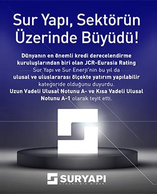 JCR, Sur Yapı ve Sur Enerji’nin kredi notunu yükseltti